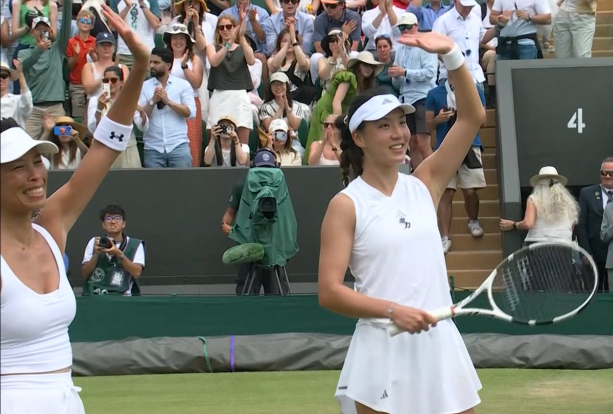 sylpatica's tweet photo. GSM Doubles Goddesses Su-Wei and Xinyu 
into the R3 https://t.co/d1Xahi0Aaa