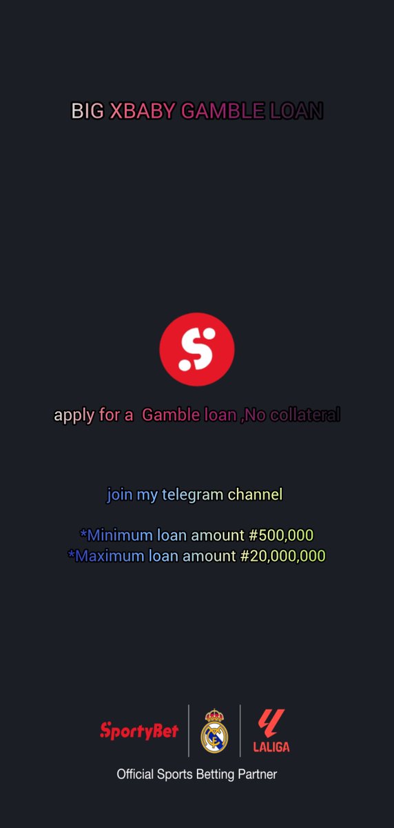 Big_xbaby's tweet photo. How about we have a loan opportunity for Gamble #big_xbaby https://t.co/968JSE5a1G