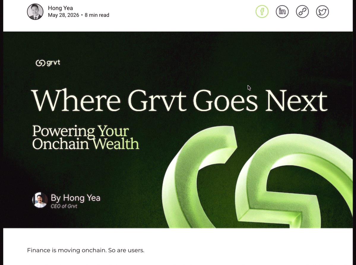 qu6nr's tweet photo. Most people still see @grvt_io as just a trading platform

But the real vision is starting to come into focus

The next wave of onchain adoption probably won't be another memecoin or leverage market

It'll be about taking actual financial products onchain and making them a https://t.co/XnuD7SOXO4