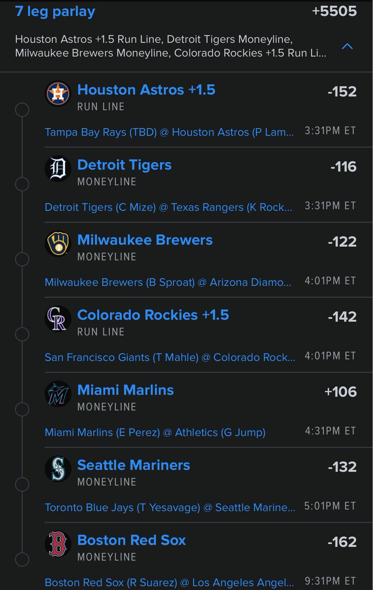 Lottolocks's tweet photo. SUNDAY SCRIPT PART 2 #MLB ⚾✅

@Playbook (link to tail in comments 🔗) https://t.co/F5o3dmSF5f
