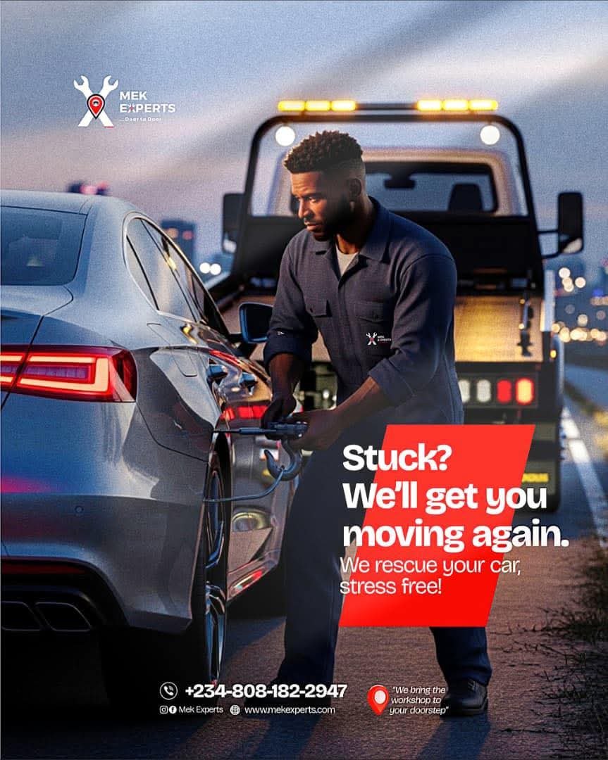 mekexperts's tweet photo. 📞 Call/WhatsApp 08081822947 now.
Mobile mechanic nearest to you in Lagos — we come to you or pick up your car for workshop repairs.
#Mekexperts
#carMaintenance
#AutoRepair
#CarTips
#MechanicLife
#CarProblems
#FixMyCar
#AutoCare
#CarOwners
#MobileMechanic
#carservice https://t.co/H4PYEsijfJ