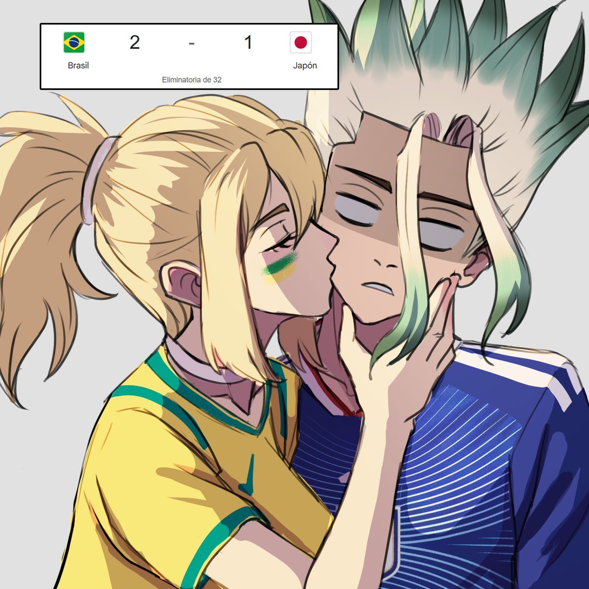 Darye_Mar's tweet photo. tambien me lo pidieron mucho:  
#senhaku #dcst 🇧🇷x🇯🇵 https://t.co/qcMvwg6JN4