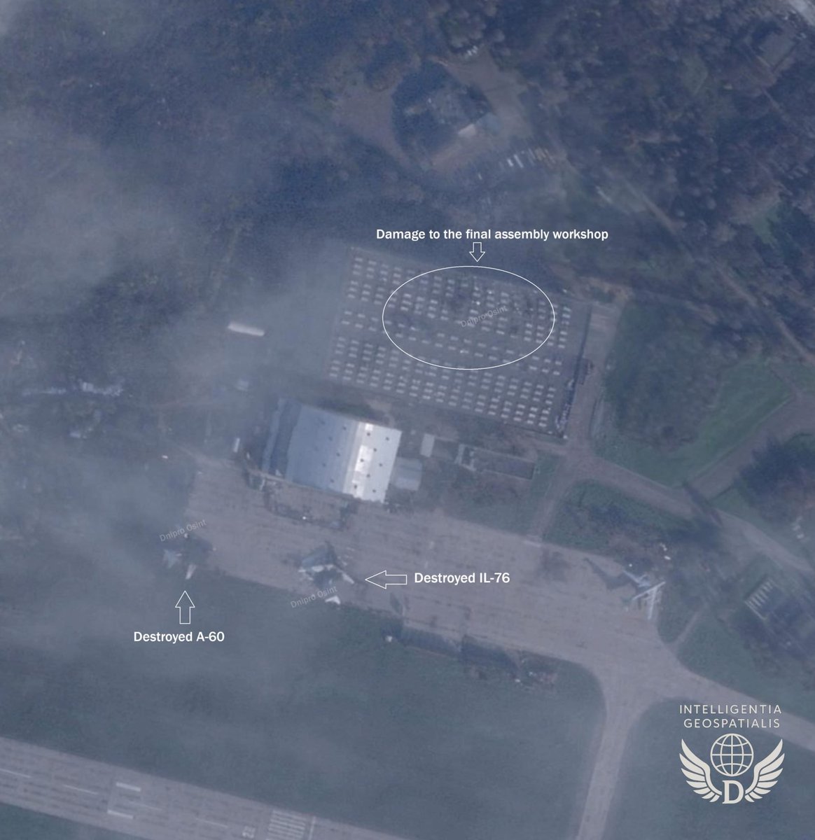 mbohnert's tweet photo. So I got a lot of questions about the A-50U and Russia. Here is an update that explains why these aircraft are so important for air defense. I'll also explain why Russia won't be getting replacements anytime soon

Airborne Early Warning and Control (AEW&C) aircraft are basically flying quarterbacks. They are able to see farther than most sensors. They can talk to almost everyone. Their crews can control many assets. 

This all comes down to understanding the curvature of the Earth. The figure with the Red and Gray "blobs" is an annotated image of the reasonable area a radar can cover. Most radars must have a line of sight to the target. Because of the curvature of the Earth, a surface radar can only see a low flying object 10 to 20 miles away. An airborne radar can potentially see it from over 200 miles away.

This has two major implications. The first is it provides much earlier warning. Up to an hour for a strike drone and 10 to 30 minutes for a cruise missile. The second is it covers a much larger area easily replacing a dozen or more surface radars. 

This means those ground radars can stay turned off until they need to target a missile. A radar that is turned off is much harder to find as there are no radar emissions to detect. 

This line of sight advantage extends to communications as well. These aircraft have crews specially trained to control air and ground assets. They see and talk to almost everything.

Ukraine has spent considerable effort hitting these on the ground and the air. They take a lot of time to replace. The last A-50 was produced around 1992. Even with upgrades over the years, they have been out of production for a while. Note that the base IL-76 airframe is still produced, the radar requires special structures and reinforcements.

The replacement, the A-100, has still not entered serial production after over a decade. The radars are very expensive to build and require a lot of specialized parts. In 2025, Ukraine targeted one of the facilities with FP-1 drones, destroying the test aircraft and damaging the factory. Work has likely been on hold since. 

New aircraft are unlikely for several years.

Russia is stuck with the half dozen or so they have for now. Basically just enough to protect Putin and occasionally help Russians fend off increasingly frequent Ukrainian FP-1 and FP-5 Flamingo cruise missiles. The fact Ukraine has sent UK Storm Shadow missiles at near max range into Russia shows how far these A-50U aircraft are kept from the front.

Until tomorrow. Have a nice Sunday.