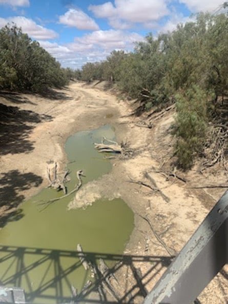 adambevan's tweet photo. @theiaincameron This is unfathomable in comparison to Australia’s longest river. You can hop across it on foot. https://t.co/HP8Dl7LoKT