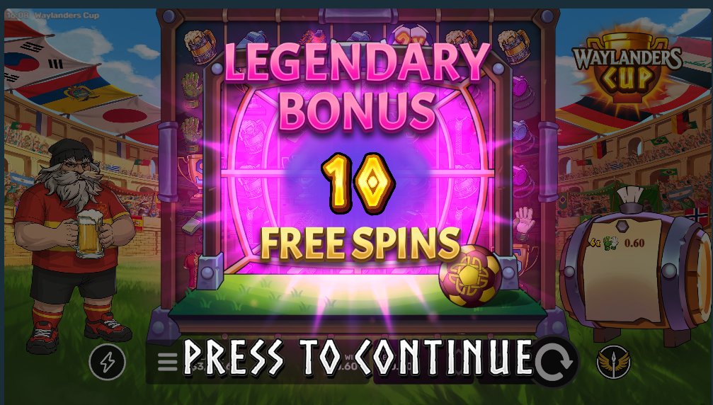 cosmicorbit35's tweet photo. OMFG been trying to get Into a super on Waylanders Cup since forever now and finally spun Into a Legendary 5 scatter super Instead of the regular one 😍

@ValkyrieXStudio there was a reason the stakers voted you guys as the best provider on stake 

Big ups to the Big Dawg @ProdigyDDK
