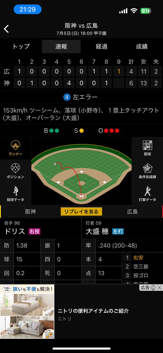 chikapon5_tiger's tweet photo. 小野寺さんはほんとに何してるんですか
この前も怪しい走塁あったし打てるわけでもないしやばいと思うよ https://t.co/Rniel9D1lK