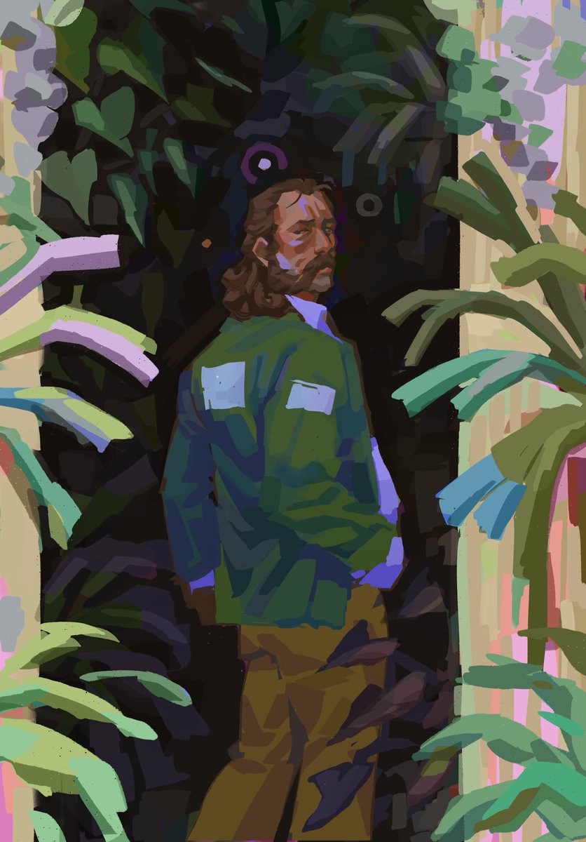 PRIMA875's tweet photo. I got out of the hospital and now I can draw yippyyyy #DiscoElysium https://t.co/Z65IcY5Msv