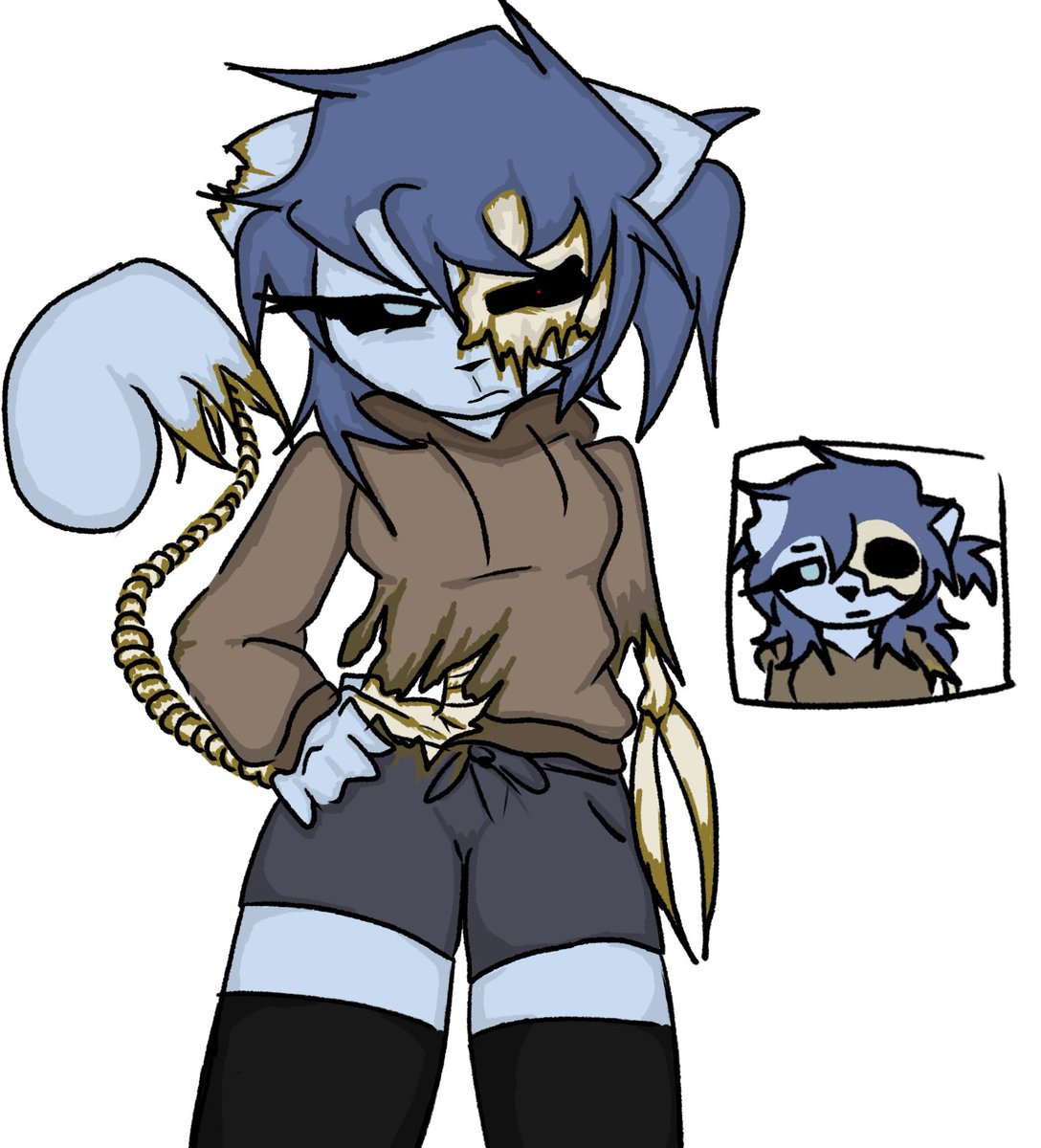 eliabits's tweet photo. The Blue Mutants Redesigns Part 1 (1st Xander and Xandra, they are the same person Xander can swap genders) (2nd Mint) (3rd Lucid) (4th Leanna) #digitalartㅤㅤㅤㅤ https://t.co/UY2dFxyLEo