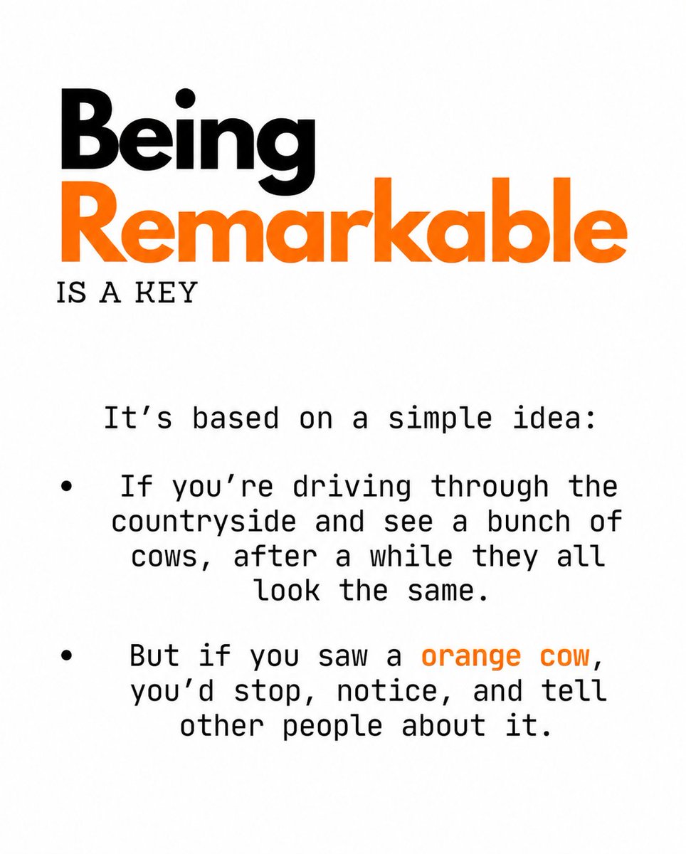 trendzomedia's tweet photo. Stand out. Be the Orange Cow. #Branding #Marketing #TrendzoMedia https://t.co/Iaq6ESz0Pe