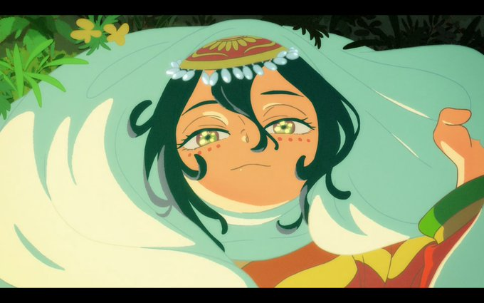 Nexty68's tweet photo. Somewhere in the world right now, someone is watching this and feeling seen for the first time.🥹
Persian culture, the islamic world of scholars and knowledge, is almost never given this treatment in anime. 
When it appears at all, it's usually a backdrop. 
An aesthetic #Jaadugar https://t.co/x7sjVIPEHv
