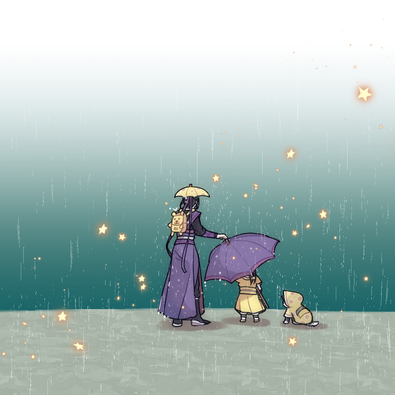 namako_zt's tweet photo. 「じうじうはあーりんの傘がすきみたい」

#魔道祖師 #MDZS https://t.co/qrNnCDsVi1