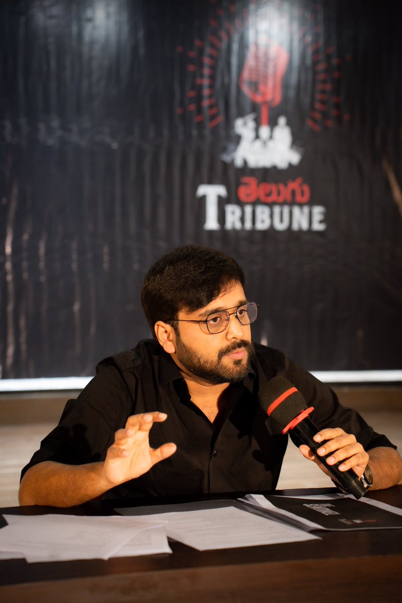 vineeldutt21's tweet photo. Yesterday, we had @TeluguTribune’s first community gathering.

I was incredibly happy to see a room full of people from diverse backgrounds..! students, a school director, a defence employee, IT professionals, municipal employees, a restaurant owner, and many others from different walks of life. They shared their admiration for Telugu Tribune and their own ideas and perspectives. 

A few people even travelled all the way from Kakinada and Srikakulam to Visakhapatnam to be a part of it.

I’m truly happy that we’ve taken Telugu Tribune one step closer to becoming more than just a content platform.🙏🏻