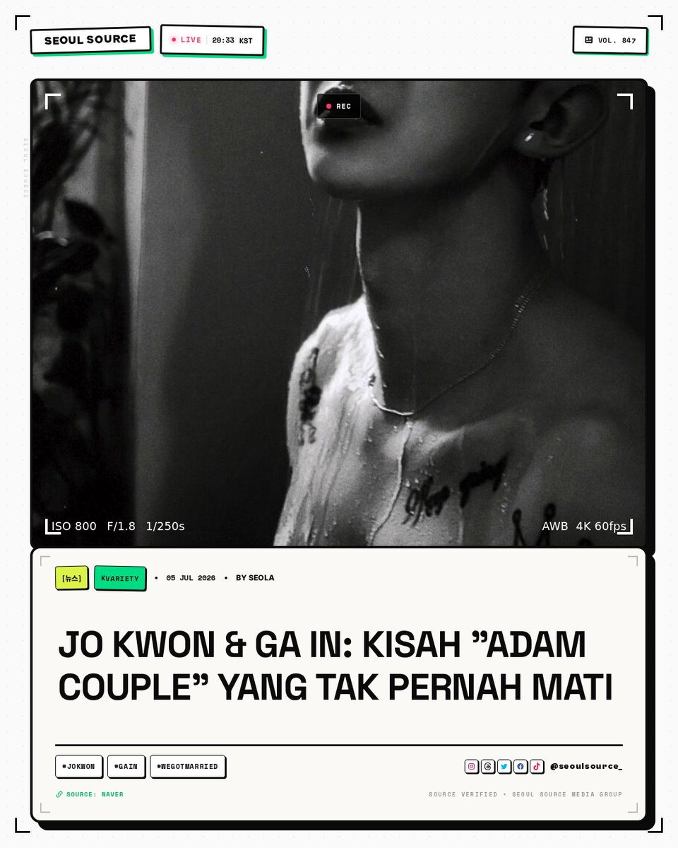 kpopdankdramaid's tweet photo. Jo Kwon spill: "Kalo drunk, ya ciuman dulu" sama Ga In pasca We Got Married. Era Adam Couple memang nggak pernah mati. #JoKwon #GaIn
Read More: https://t.co/BdtiPKEcui
-Seola https://t.co/KhwYTKhFbP