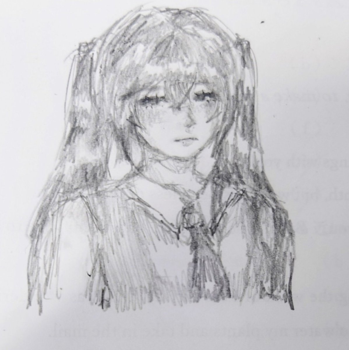 xvyn01's tweet photo. ＃miku

授業中描いたミク https://t.co/wWnbA1DXGD