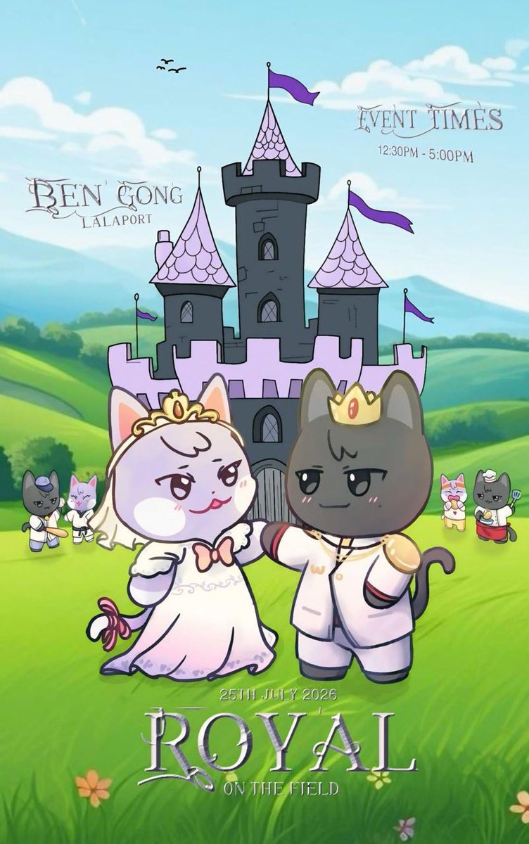 ShiningAria94's tweet photo. 📜 Royal Announcement!

The official freebies preview is finally here! 👑✨

🎁 First 100 participants only
☕ Redeem with a minimum purchase of one drink

🏰 Ben Gong, LaLaport
⏰ 12:30PM – 5:00PM

See you soon, Your Majesty! 💜🖤
#RoyalOnTheField #CupsleeveEvent #RoyalGathering https://t.co/W79txle8zN