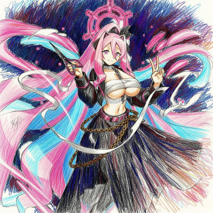 KyaryBeamEX's tweet photo. Eratoeir - Gangsta Girl costume - (Megaman X Dive)

- Pencil and color pencil

#Megaman #megamanX #megamanxdive #eratoeir https://t.co/RjxHaY5zLd