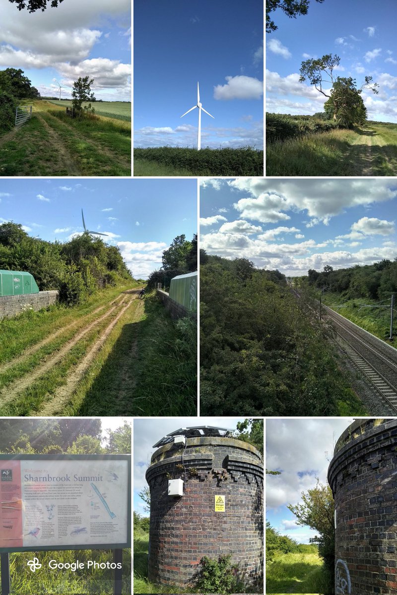 phil0073's tweet photo. #SharnbrookSummit in #Bedfordshire.#PhilOnaBike (archive)#clouds #railways #WeekendWander #FootpathFriday https://t.co/O6kapi1Jfj