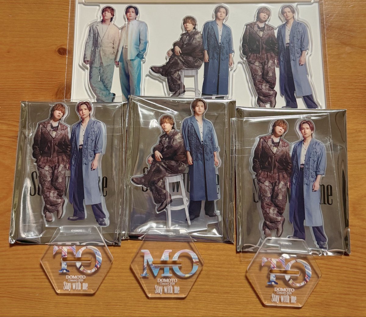 hakumai_ki3's tweet photo. グッズ開封した！！アクスタ良い😭✨

過去の自分、コンプリートセットを買いつつバラでも３つ買ってました

TO MO TO‼️‼️‼️‼️‼️ https://t.co/wt8tJp11ul