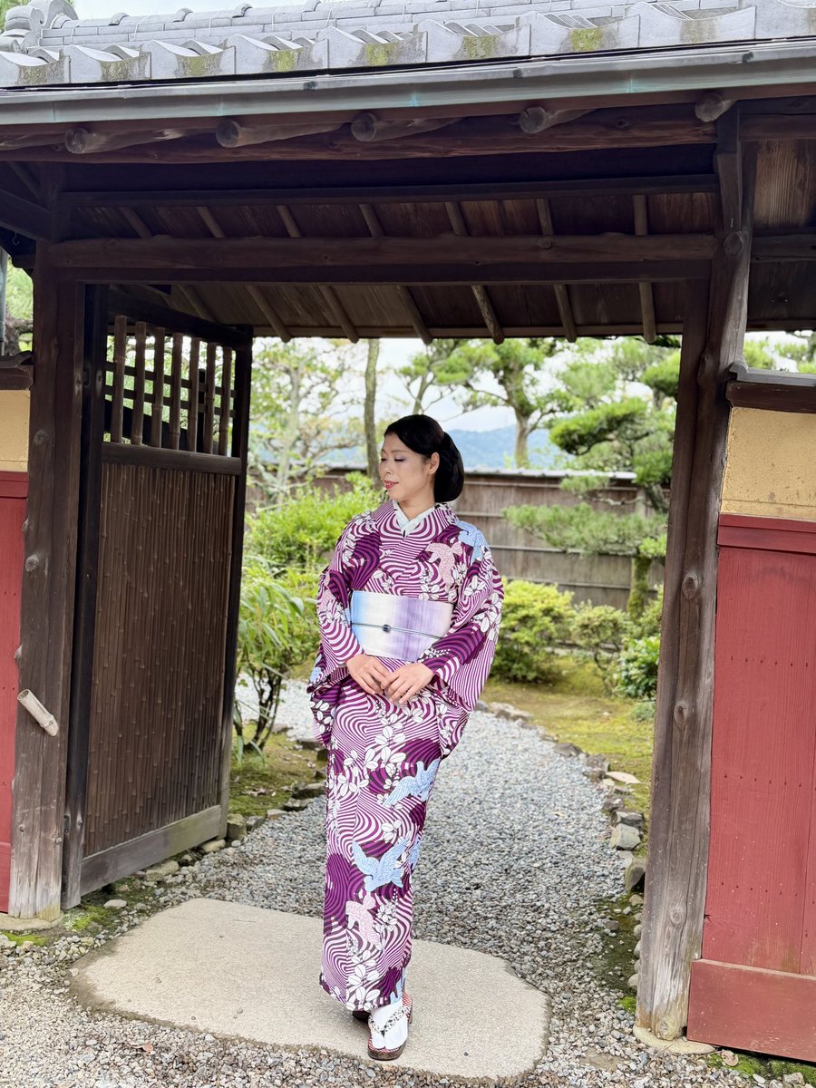kimonomom's tweet photo. 今日も明治村で謎解き❤️
途中までやってたから午前中にサクサク解けてよかった🤭✨
#着物
#着物コーデ https://t.co/NygMWNIFVE