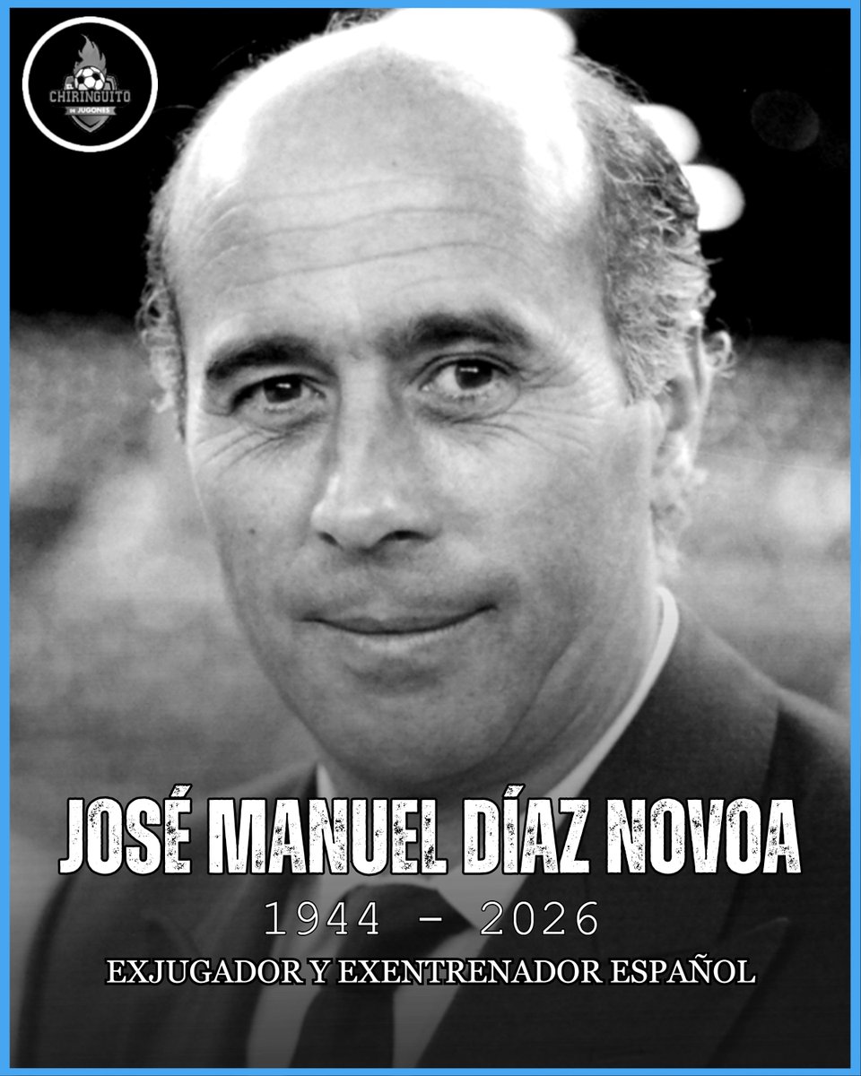 elchiringuitotv's tweet photo. 🖤 Ha fallecido José Manuel Díaz Novoa, entrenador con más partidos en la historia del Real Sporting. 

👉 Celta, Burgos, Málaga y Espanyol fueron los otros equipos a los que dirigió. 

🕊️ Descanse en paz. https://t.co/RE1U1cZM63