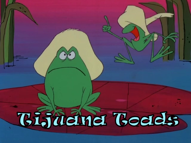 RaBeArt's tweet photo. Tijuana Toads in "Tall in the Grass" (Pilot)
Please like.
https://t.co/Gt1ft7HPLP
------
#cartoons #TijuanaToads #frogs #movie #classics https://t.co/fuAHwu6Xyv