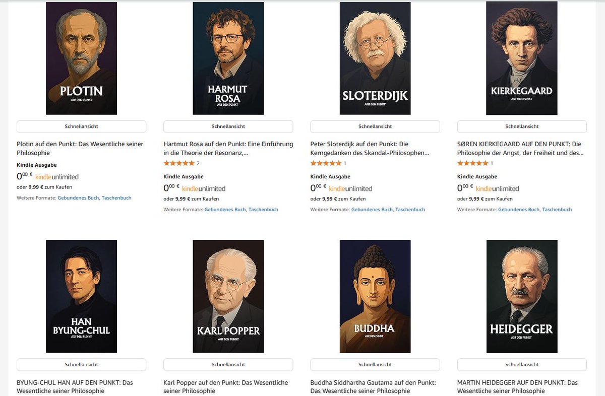 ArndPollmann's tweet photo. Das ist die Universalgelehrte Sophie (!) Lessing (!). Und das sind nur einige, der insgesamt 78 Einführungen, die jetzt alle gleichzeitig bei Amazon/Kindle erscheinen. Ich beginne gerade mit dem Kapitel "Das Schweigen in der Hütte". Ratet mal!? P.S. Das Cover zu "Hartmut Rosa". https://t.co/KpFdPYMAPl