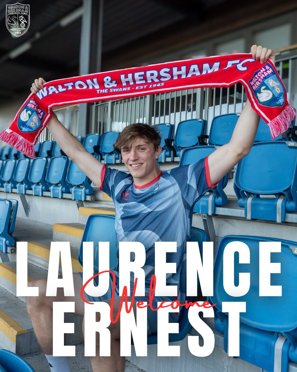 waltonhershamfc's tweet photo. ⚠️ TRANSFER NEWS! ⚠️

Defender Laurence Ernest joins the club for the 26/27 season.  

Laurence's past clubs include Met Police and Carshalton Athletic.

Welcome to the club. 🦢 https://t.co/jo5Fu8Xn4B