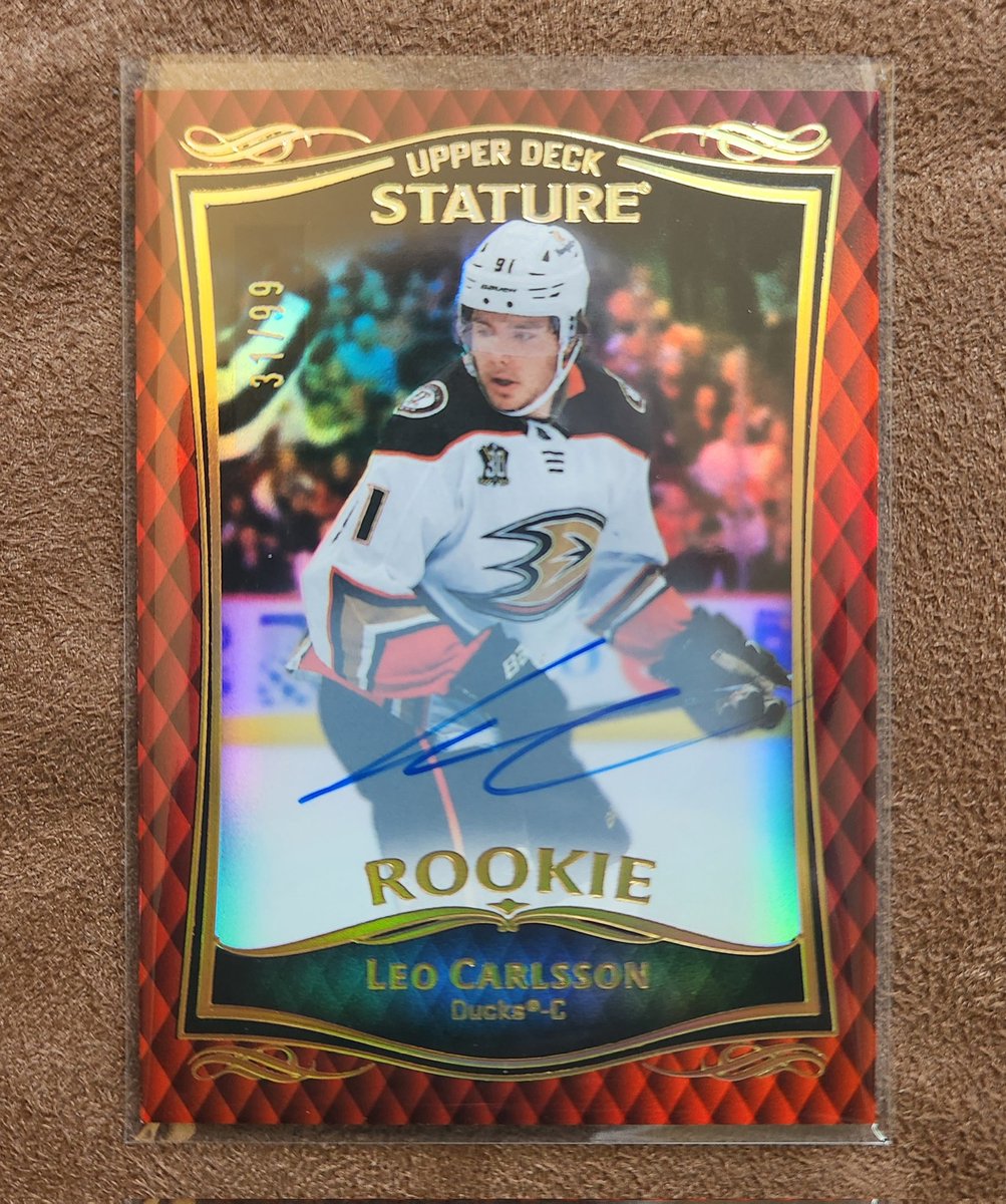 salsaspicks's tweet photo. Sold a leo Carlsson rookie auto this morning.... his cards are about to he hot as the sun 

(SOLD) https://t.co/rMaziXhKoK