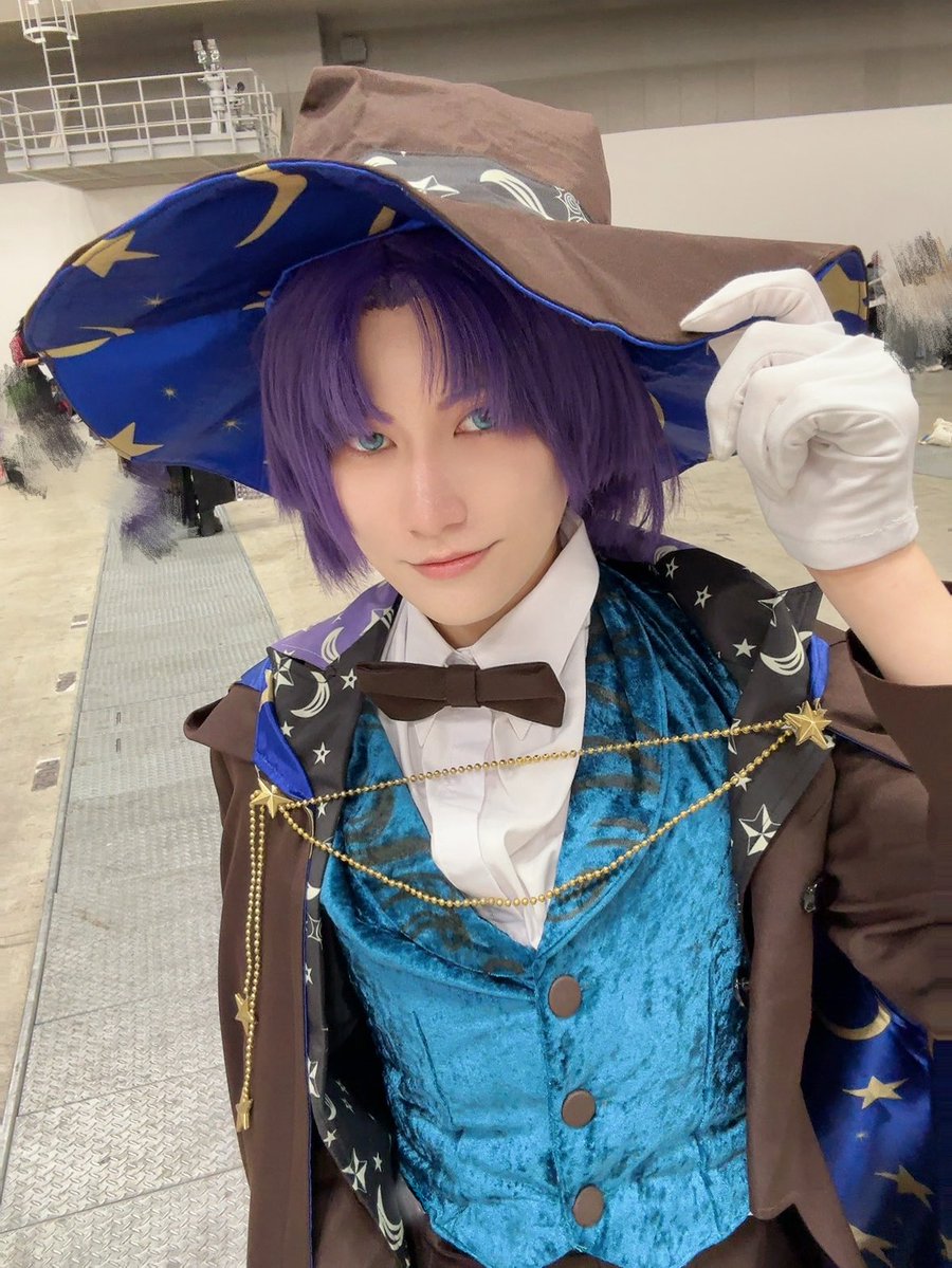 satousaikou_pho's tweet photo. cos 
星願🌟
本日も影さんに召喚されムルシャイでした〜😁
今日も楽しかったです！風呂アフターもさいこ〜‼️🛁 https://t.co/zNttQT3f4u