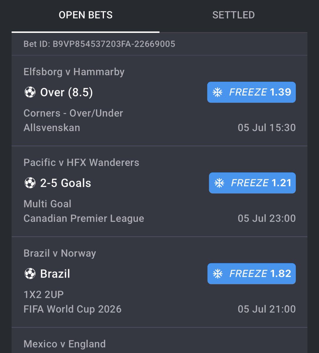 slay_jimmy's tweet photo. N200,000 to win N20,000,000 🥶💵🪂

75 odds - 5JWSPHB
20 odds - 5JWS8X2
10 odds - 5JWSTHB

#Bet9jaCode 🇳🇬 ☝🏾 https://t.co/P1NvhN5Bpx