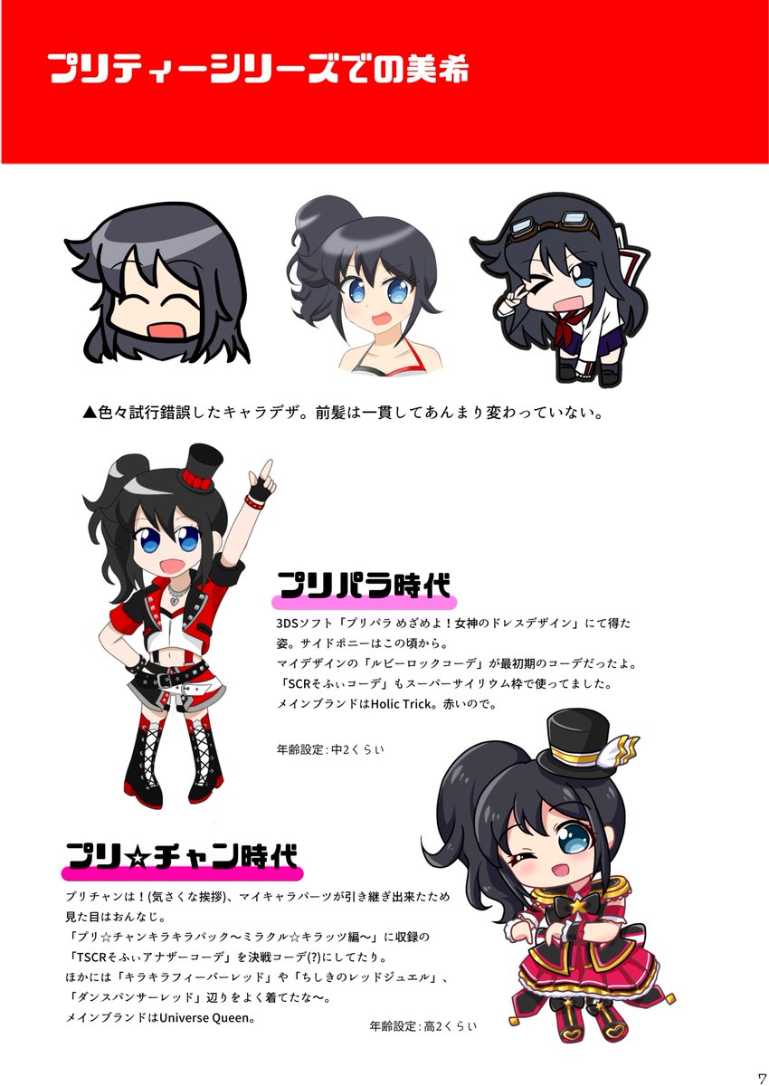 yurume_ami's tweet photo. そろそろ発行から程々に経ったし
去年末に出したクソデカまとめ本に書き下ろした僕のマイキャラ、美希についての資料

このアカウントでちょくちょく緩目の現し身として描かれてるのはコイツです。 https://t.co/8re0nPBoIP
