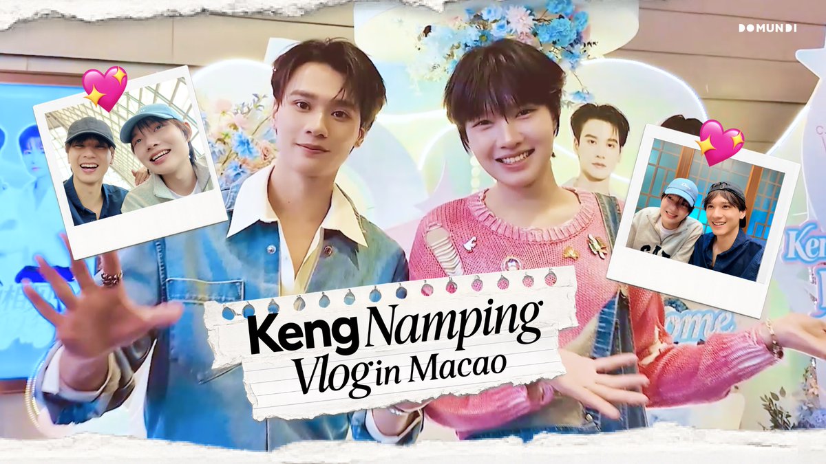 DomundiTV's tweet photo. ถึงเวลาเดินทางเก็บโมเมนต์ดี ๆ ไปด้วยกัน กับ “เก่ง” @harit_keng และ “น้ำปิง” @nampingnapat 🧳🤍 เอนจอยที่มาเก๊าและชมบรรยากาศสุดประทับใจจาก Fan Meeting 🎤✨ รับชมแล้วเป็นยังไงอย่าลืมมาพูดคุยกันนะคะ 🫶🏼

🎥 Youtube : DomundiTV
🔗 : https://t.co/aO3fJeXh3s

#KNPvloginMacao https://t.co/iNKzy99XCQ