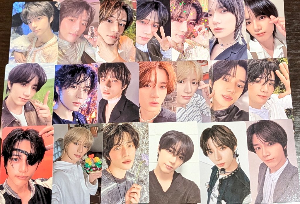 TOMORROW_X_TOGETHER 】 Photo cards have arrived! We're waiting for