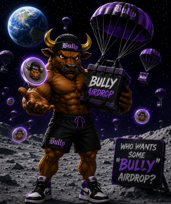 BullyonChain_'s tweet photo. Who's ready for a $BULLY airdrop? 🚀

The strongest bulls get rewarded. Stay active. More details soon. https://t.co/4BA9UwazSz