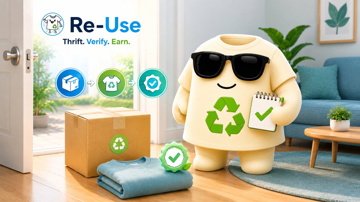reuse_vet's tweet photo. A Vinted package at the door means the trade worked.

The seller found a buyer.
The item gets another round of use.

That handoff matters.

Re-Use focuses on the next part:
proof, recognition, and better secondhand habits.

https://t.co/toCZKr66ha https://t.co/Sx78Nx6T0G