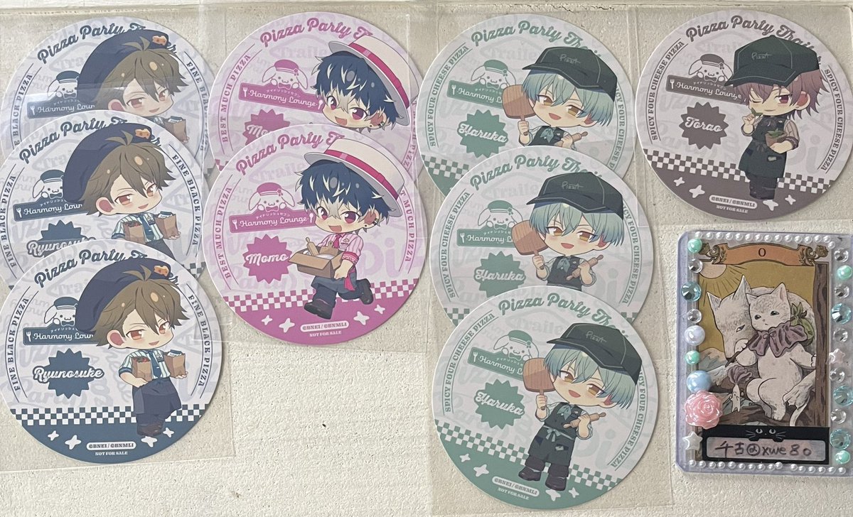 xwe8o's tweet photo. 【交換】　アイドリッシュセブン  アイナナ  アニカフェ　コースター

譲　画像①②③④
求　HAPPY KiTCHEN TiME  陸　三月

コンプ目的　郵送またはプロフ記載日手渡し https://t.co/0Ba8mYNI3w