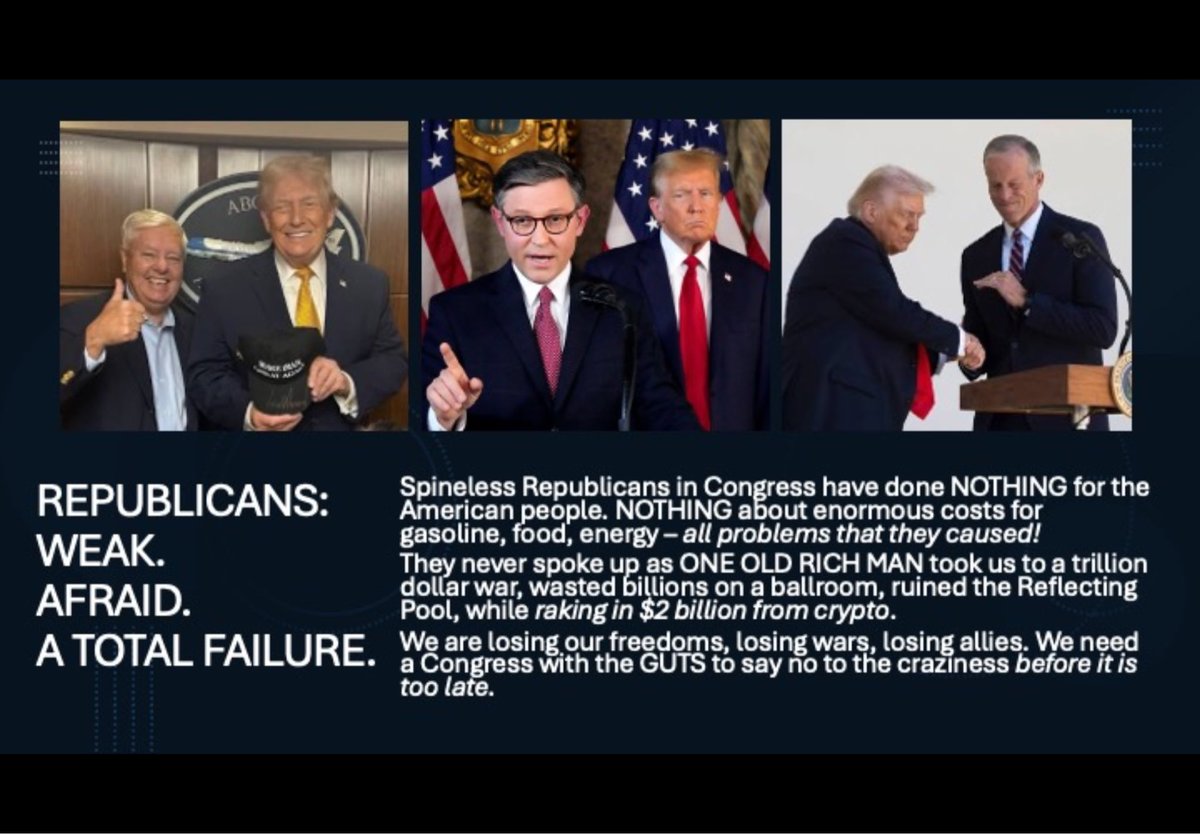 RemindMeOk's tweet photo. @LindseyGrahamSC Republicans work day and night to STEAL our freedoms while hiding their failures under a cloud of lies:  Losing a trillion dollar war. Tax cuts for rich and higher prices for the rest of us. Now paying billions to Iran. Republicans achieved only  weakness and failures. https://t.co/cn2gwrBtk9