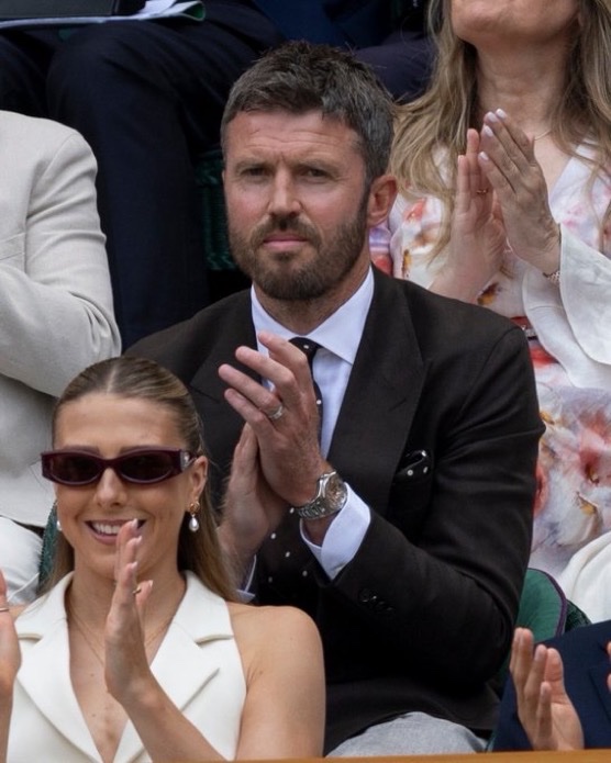 SimplyUtd's tweet photo. 📸 Michael Carrick pictured at the Wimbledon today 🎾 https://t.co/kR1395tp4E