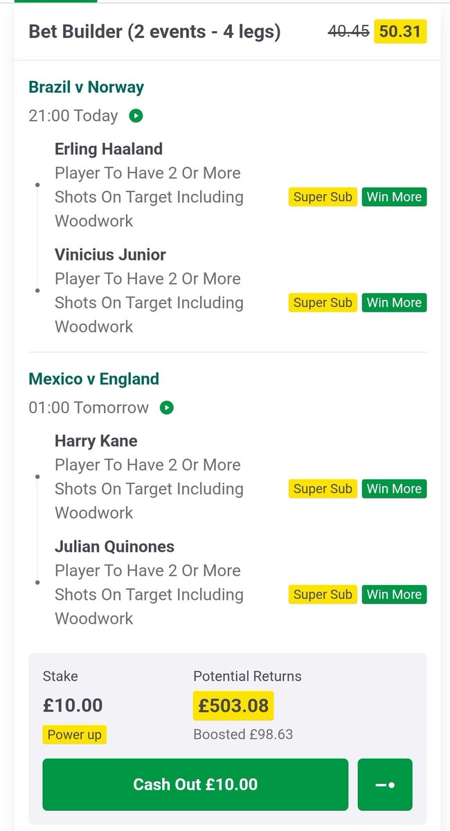 r0bb010's tweet photo. @AndyRobsonTips On 💥🤞 got a nice power up as well https://t.co/MoDeIiiOmA