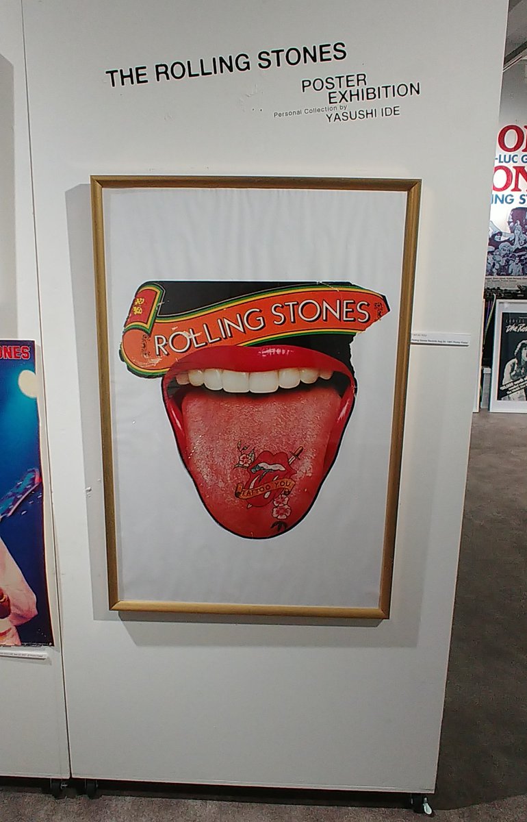 RunnerIndian's tweet photo. ♪THE ROLLING STONES POSTER EXHIBITION at The Beach Gallery
今日は渋谷のビーチギャラリーさん開催のストーンズポスター展へ。長年ストーンズファンやってるけど初めて見るのもたくさん。井出靖氏の私物コレクションとのこと。ストーンズの歴史が刻まれた貴重なメモラビリア。全部ほしい！😄 https://t.co/PY8pySqYzY