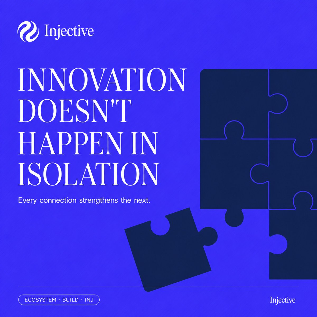 borsch737's tweet photo. 🧩 Innovation Doesn't Happen in Isolation

One of the biggest lessons I've learned from following the crypto industry is that no great ecosystem is built by a single team. The projects that make a lasting impact are the ones that bring together developers, infrastructure providers, liquidity, partners, and an active community around a shared vision.

That's one of the reasons why I keep paying attention to @injective.

It's easy to focus on individual announcements, but when you step back, a much bigger picture starts to appear. Every new integration, developer tool, financial application, AI initiative, institutional collaboration, or ecosystem partnership adds another piece to the foundation. None of these developments change everything overnight, but together they create an environment where builders have more opportunities to launch products that people actually want to use.

To me, that's what separates a growing ecosystem from one that's simply chasing headlines. Real innovation isn't about releasing one impressive feature and hoping it changes the industry. It's about creating the conditions where hundreds of teams can continue building, experimenting, and improving on each other's work.

I think Injective understands that long term success depends on much more than technology alone. Strong infrastructure attracts developers. Developers create applications. Applications bring users. Users attract liquidity. Liquidity encourages even more innovation. It's a cycle where every part strengthens the next.

That's why I don't see Injective as just another blockchain. I see it as an ecosystem that continues to grow because it's focused on connecting the people, tools, and infrastructure needed to build the future of onchain finance. In the long run, collaboration will always create more value than building in isolation.

🔗 Official Links:    

Website: https://t.co/PtfPiEoqhi
X:@injective
Discord: https://t.co/15lPDRbQx0
