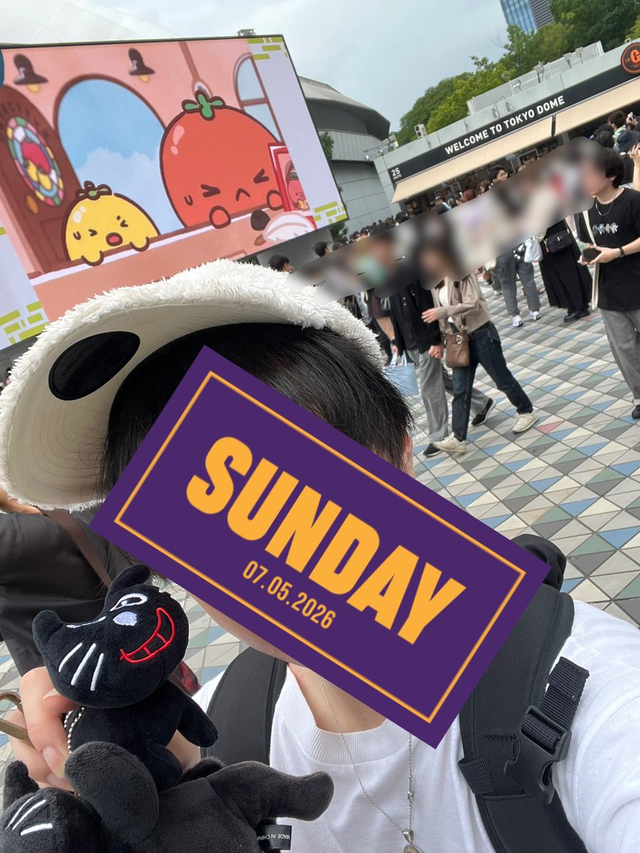 nyaapunch's tweet photo. うそ探偵トマントと撮ってもうてるー!
#Top4inTokyoDome https://t.co/54ryUEimHC