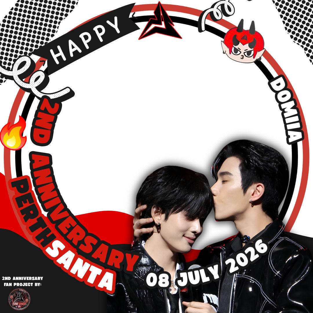Foxtales_000s's tweet photo. Hello, Little Devils! 🖤🤍❤️

Together with our Filo Little Devils GC, we'd like to invite everyone to join our small fan project as we celebrate the upcoming 2nd anniversary of our dearest PerthSanta ~

Let's show our love and support by using our official anniversary Twibbon and filling our timelines with PerthSanta! ❤️✨

🔗 https://t.co/K7fqisWnEA

Every participant means a lot to us. Thank you for celebrating this special milestone with the entire Little Devils family.

Happy 2nd Anniversary, PerthSanta! 🖤🤍❤️

#PerthSanta
#2YearsWithPerthSanta
