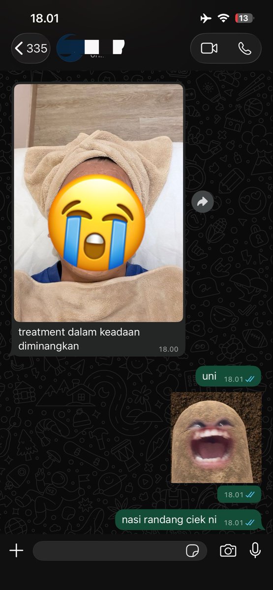 partofzii's tweet photo. "treatment dalam keadaan diminangkan" 😭😭😭😭😭 https://t.co/gDdT1DVVoY