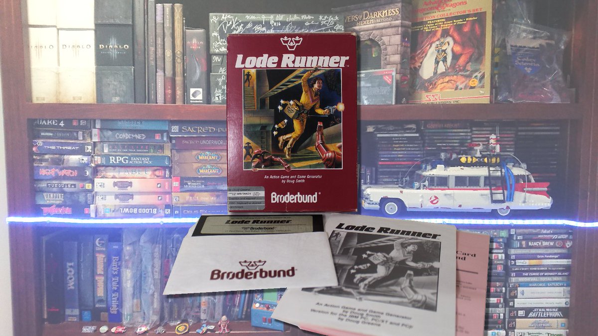 DaemonMasterTTV's tweet photo. @exQUIZitely My copy of Lode Runner (Broderbund, 1983) - PC Booter . https://t.co/D05tKEOLuc