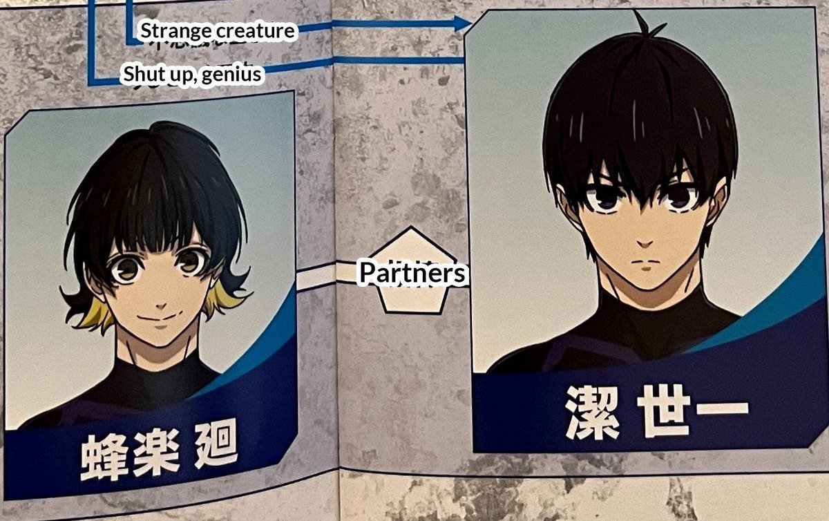 _bachisagii's tweet photo. "The relationship he (Kaneshiro) most enjoys writing is the relationship between Isagi and Bachira, because they are the complete opposite of complicated relationships." https://t.co/E0f4Bqv31G