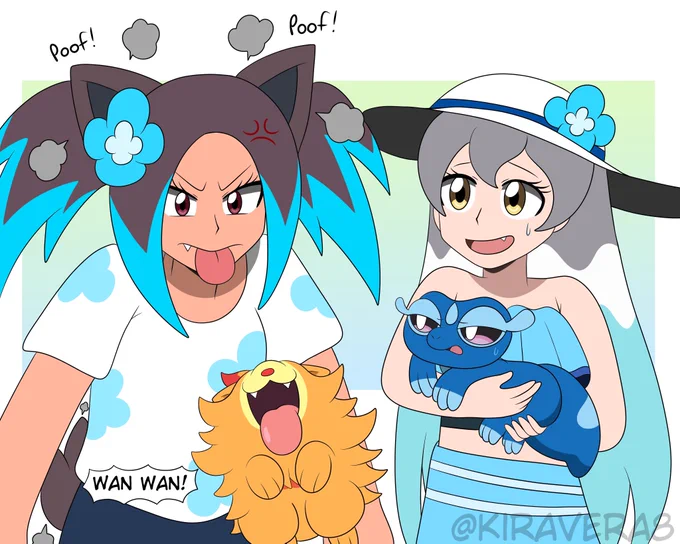wiwa zors and their new buds (sorta) #PokemonWindsWaves