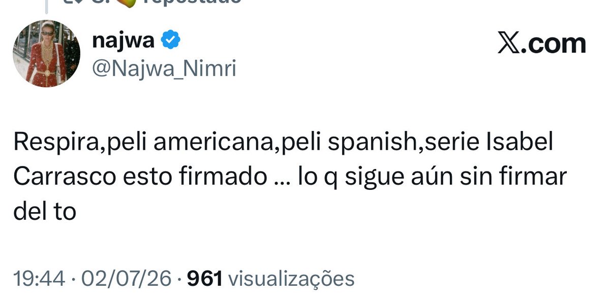 Najwapt1's tweet photo. Najwa Nimri Queen of Spain https://t.co/DBzPdfriJY