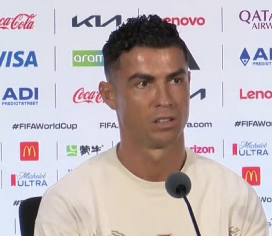 siuustorm's tweet photo. 🚨🎙️Cristiano Ronaldo:

"You have been trying to bring me down for 23 years, but it’s no use." 🥶 https://t.co/147fKPEkGP