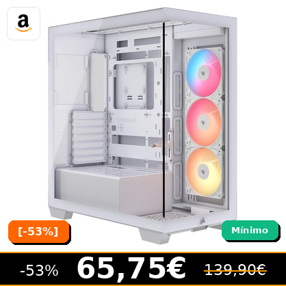 ofertonacas's tweet photo. CORSAIR 3500X RS-R ARGB Caja Semitorre con Panel Cristal

❌ Antes: 139,90€
✅ Ahora: 65,75€
🔥 Descuento: -53%

¿Recomienda Ofertonacas?
🎯 ¡Compra ahora! Excelente momento

🔗 https://t.co/w6j1GaBLon
🖥 https://t.co/SNqqdkf26J

#Amazon #chollos #ofertas #deal https://t.co/8Byij8QFK9